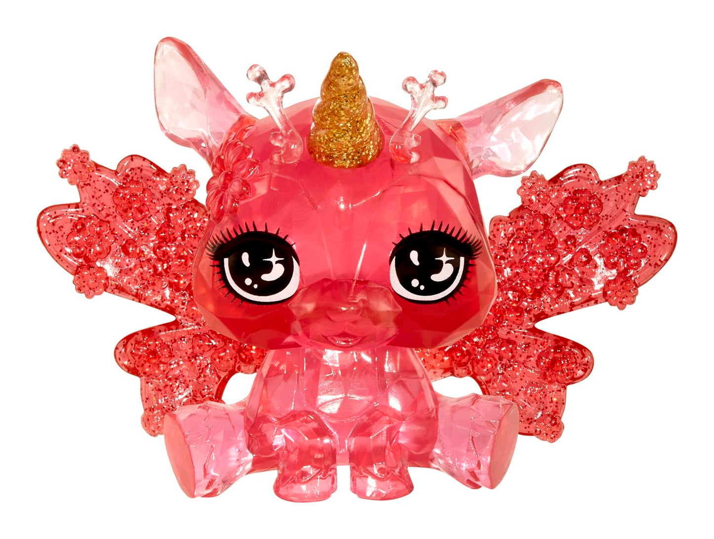 Rainbow High Littles Rainbow Fantasy Fairies + Pet - Apple, Red 5.5" Posable Small Doll & Fantasy Deer Pet with Interchangeable Fairy Wings, Kids Gift