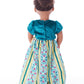 Little Adventures Scandinavian Princess Coronation Doll Dress - Doll Not Included - Machine Washable Child Pretend Play and Party Doll Clothes with No