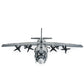 General Jim's AC-130 Hercules Gunship Building Block Set - 1,713 Pieces - Detailed Ground-Attack Aircraft Model Bricks Set - Compatible with Major