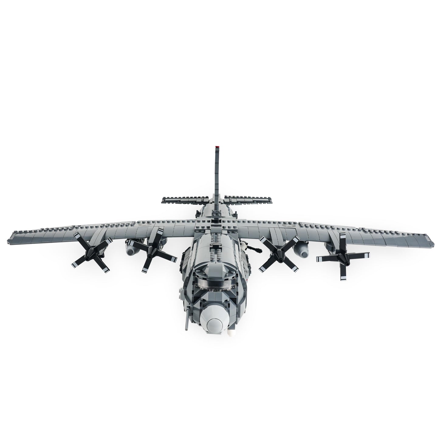 General Jim's AC-130 Hercules Gunship Building Block Set - 1,713 Pieces - Detailed Ground-Attack Aircraft Model Bricks Set - Compatible with Major