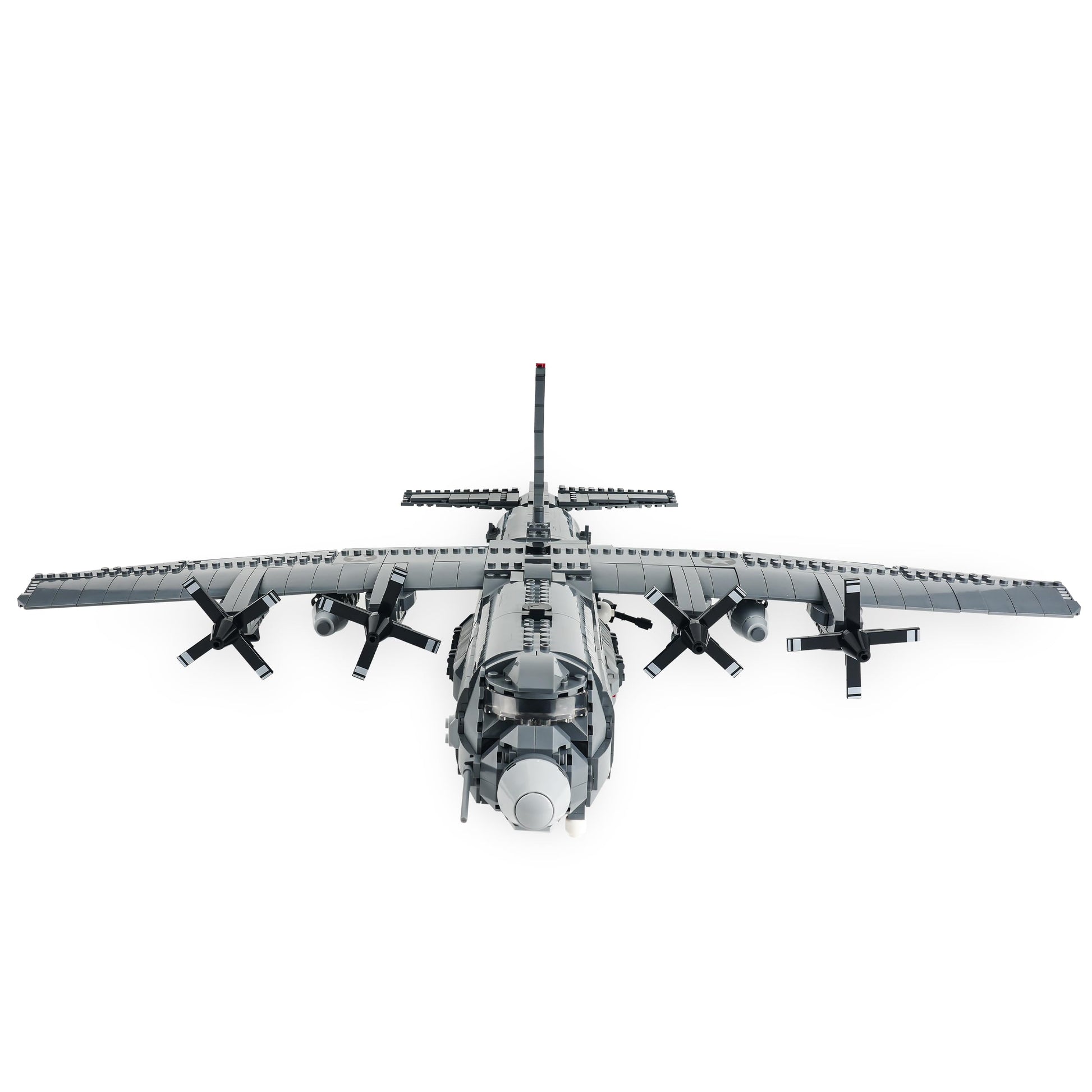 General Jim's AC-130 Hercules Gunship Building Block Set - 1,713 Pieces - Detailed Ground-Attack Aircraft Model Bricks Set - Compatible with Major