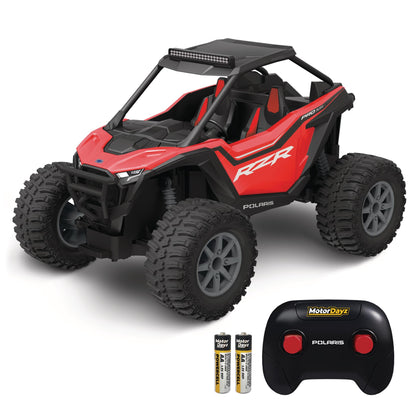 Motor Dayz Polaris RZR Remote Control UTV - 1:14 Scale 2WD RC Car, Officially Licensed Polaris RZR, Full-Function 2.4GHz Radio Control, USB