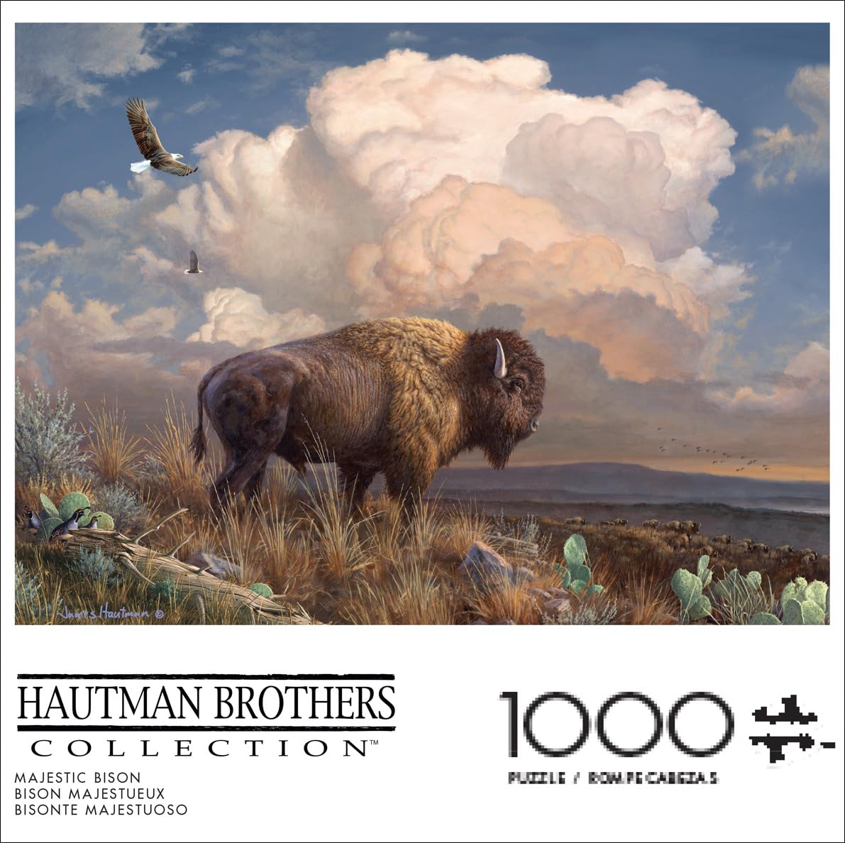 Buffalo Games - Majestic Bison - 1000 Piece Jigsaw Puzzle for Adults