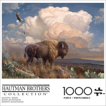 Buffalo Games - Majestic Bison - 1000 Piece Jigsaw Puzzle for Adults