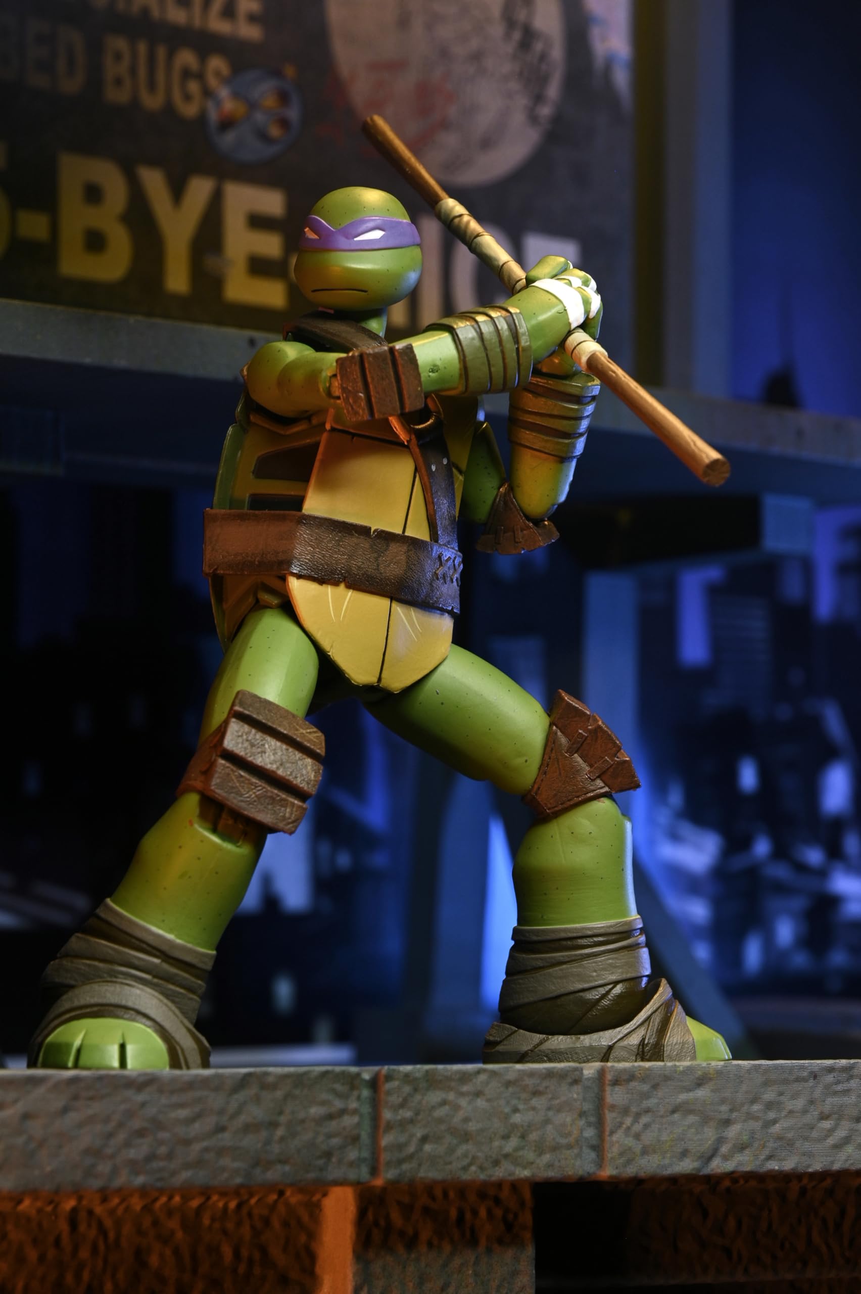NECA - Teenage Mutant Ninja Turtles (2012 Cartoon) - 7" Scale Action Figure - Ultimate Donatello