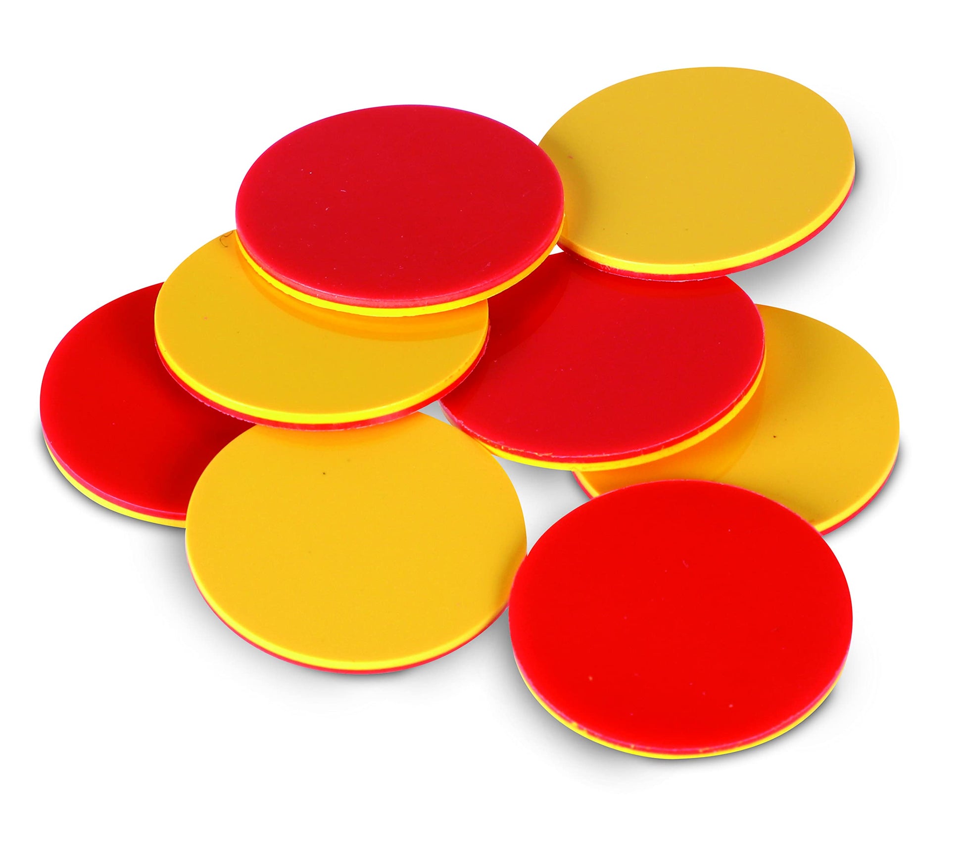 Learning Resources Two-Color Counters, Red/Yellow, Educational Counting, Sorting, and Patterning, Family Counters, Set of 200, Grades K+, Ages 5+