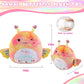 AWNOGKUE Stuffed Animal Butterfly Plush Toys 12 Inch Soft Unicorn Plushies Pillow Cute Rainbow Plushies Room Decoration Birthday Gifts for Kids