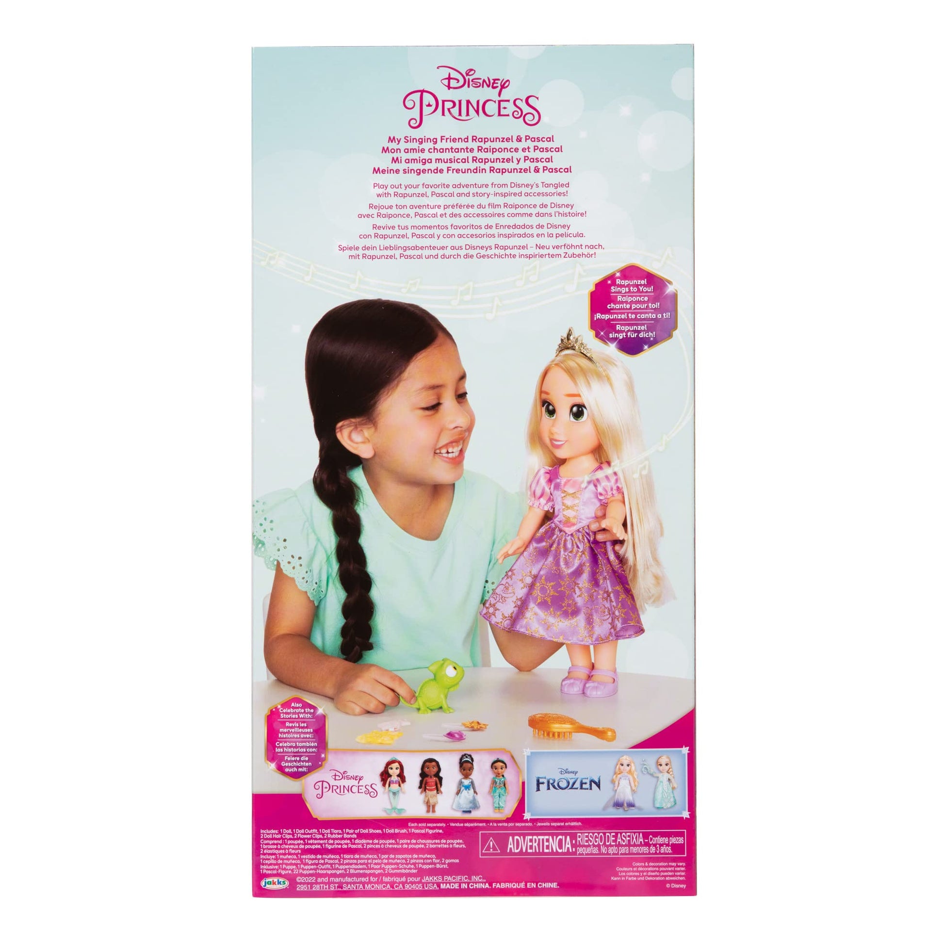 Disney Princess Rapunzel Doll My Singing Friend Rapunzel & Pascal - Rapunzel Sings I See The Light and Talks! in Multiple Languages