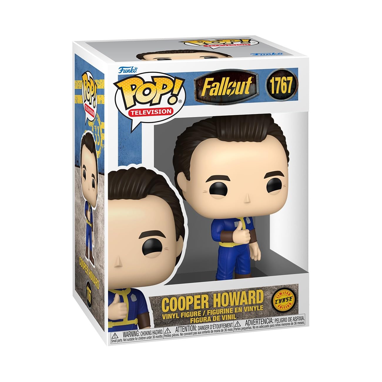 Funko Pop! TV: Fallout - Vault Boy - 1/6 Odds for Rare Chase Variant Cooper Howard- Collectable Vinyl Figure - Gift Idea - Official Merchandise - Toys