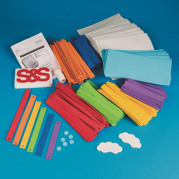 Foam Rainbow Mobiles Craft Kit (Pack of 48)