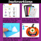 DIYASY Foam Pumpkin Decorations Craft Kit,32 Pcs Halloween DIY Pumpkin Face Stickers for Kids Halloween Party Decoration 2 Pack