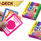 Creanoso English Spanish Educational Colors and Shapes Flash Cards (2-Deck) - Party Theme Gifts Ideas for Birthday Party Supply for Kids - Fun Game