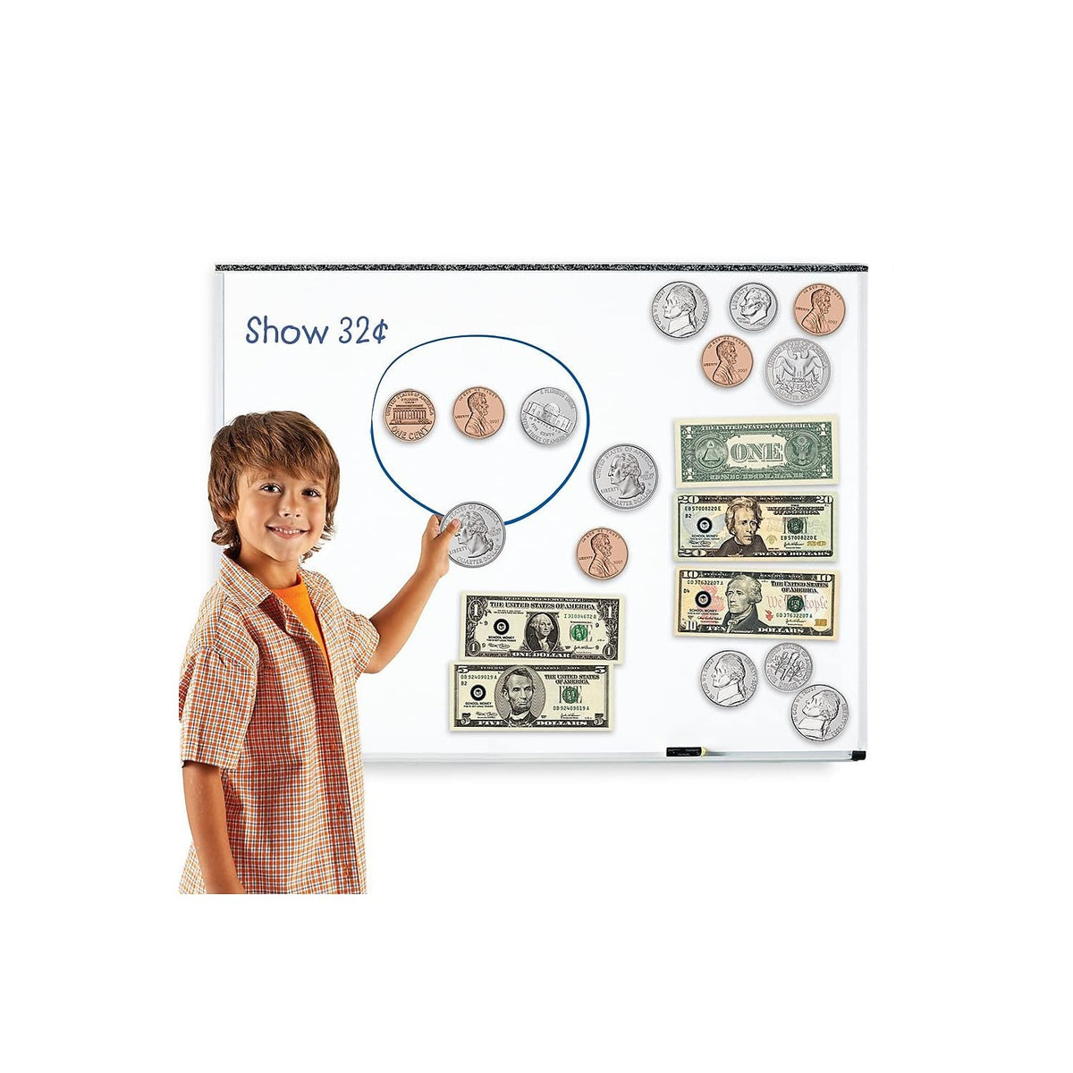 Learning Resources Double-Sided Magnetic Money