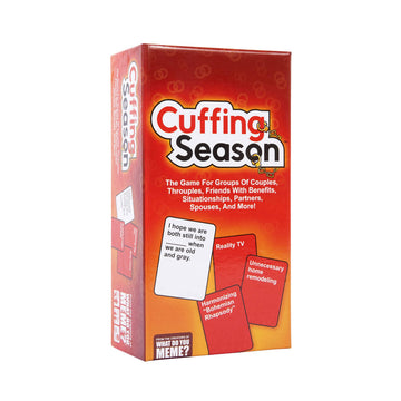 WHAT DO YOU MEME? Cuffing Season - The Party Game for Groups of Couples, Throuples, Friends with Benefits, Situationships, Partners, Spouses and More
