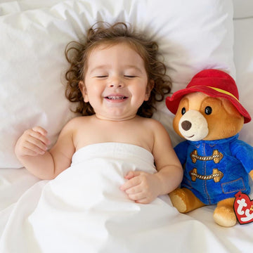 TY Paddington Bear Beanie Boos Medium | Beanie Baby Soft Plush Toy | Collectible Cuddly Stuffed Teddy