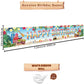 Hawaiian Birthday Banner, 118 x 20 Inch Aloha Luau Hawaiian Party Decorations for Outdoor Porch Fence Patio