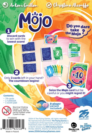 25th Century Games Mojo, Luck Matching Party Card Game, for 3 to 8 Players and Ages 8