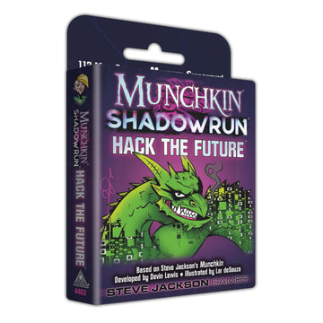 Steve Jackson Games Munchkin Shadowrun Hack The Future - Card Game Expansion, for 3-6 Players, Ages 14+