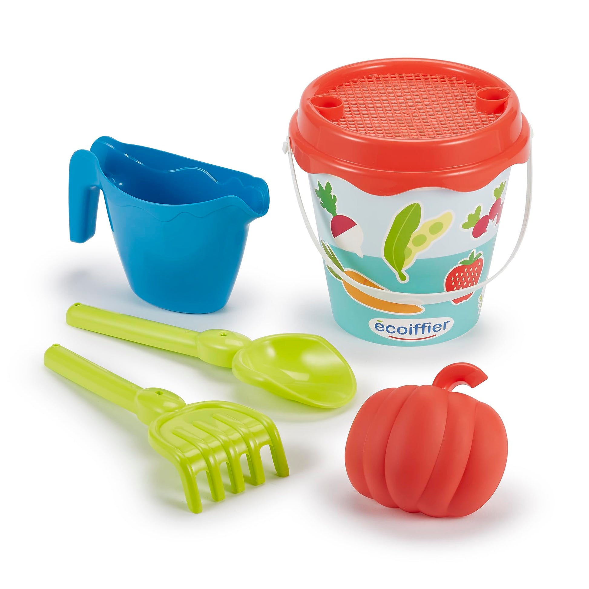 Jouets Ecoiffier 4282 Filled Bucket 17 cm Beach Game for Children from 18 Months
