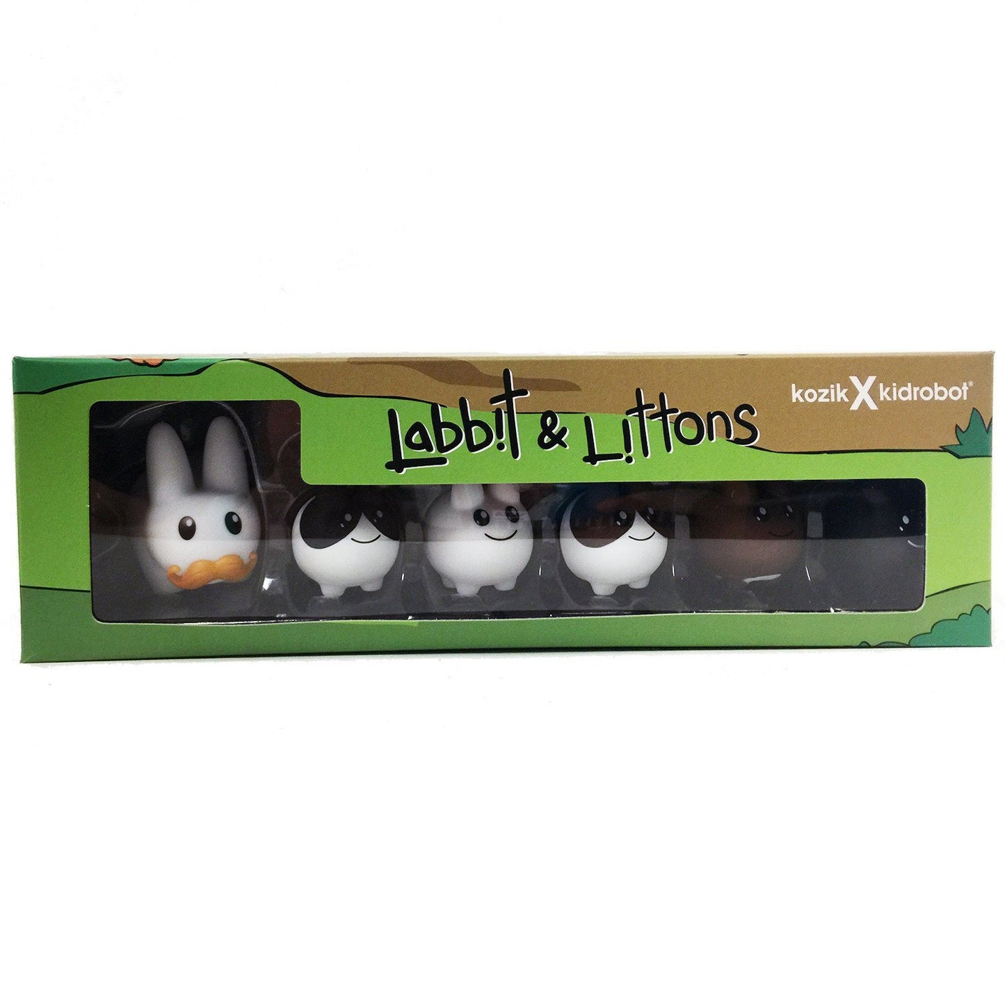 Kidrobot Labbit with Littons Vinyl Figure Set by Frank Kozik