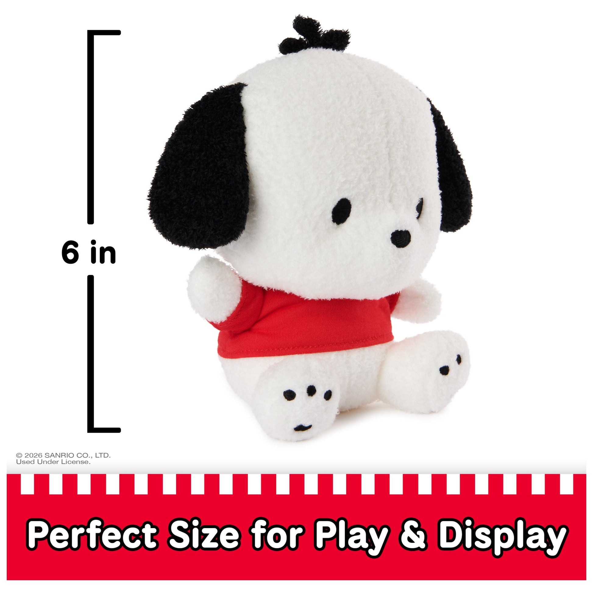 GUND Sanrio Pochacco 6-Inch Plush Toy for Ages 1+