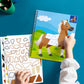 TBEEJ 2PCS Sticker Books for Kids Ages 4-8 Animal Themed Designs Party Gift Create 20 Pictures