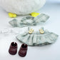 17cm D o l l s Clothes Set, Cute Stylish D o l l Outfit with Exquisite Accessories for D o l l s, Glasses, Shoes, No D o l l s Included (Checkered