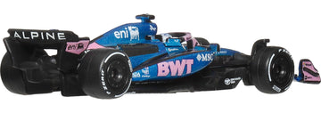 Hot Wheels 1:64 Scale Premium Die-Cast Formula 1 Collectible Toy Race Car with Real Riders Tires & Metal/Metal Body & Chassis
