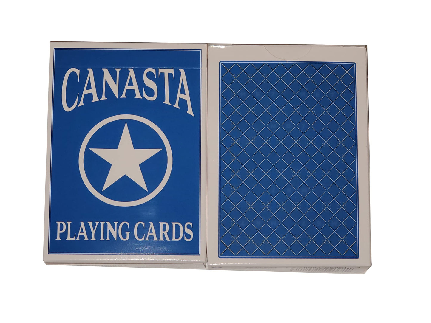 Merz67 LLC 2 Deck Canasta Playing Cards Set w/Points, Blue Back