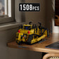 RC Bulldozer Building Set, 1508 Pcs Construction Vehicle Model for 14+
