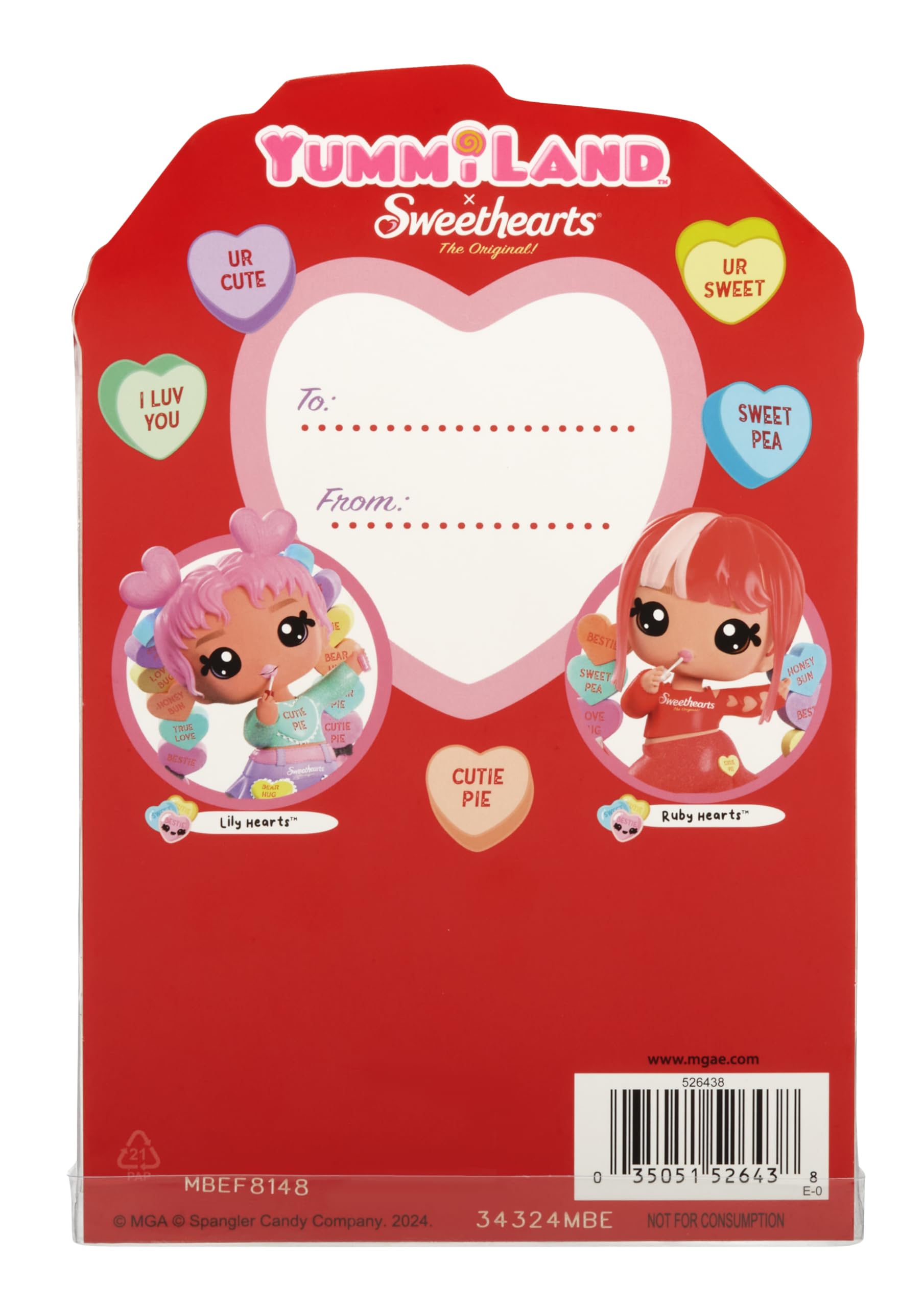 Yummiland x Sweethearts Collection Ruby Hearts Lip Gloss Dolls