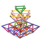 MONILON 160 Pcs Magnet Building Sticks Kids Toys, Lengthen Magnetic Construction Building Blocks Set 3D Brain Training Learning Educational DIY STEM