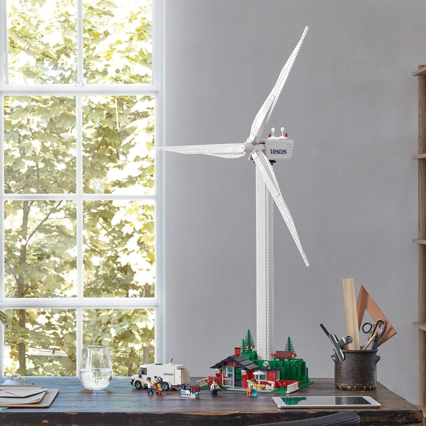 LEGO Creator Expert Vestas Wind Turbine 10268 Building Kit (826 Pieces)