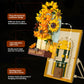 CAXIMSY Flowers Sunflower Building Block Sets Crafts for Adults Sunflowers Wall Art Painting Frame Gifts for Mother's/Valentine's Day?Artificial