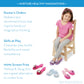 Melissa & Doug Role Play Collection - Step in Style! Dress-Up Shoes Set (4 Pairs), Multicolored, 11" x 12" x 4.5" Packaged