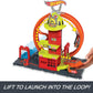 Hot Wheels City Super Loop Fire Station Playset & 1 Toy Car