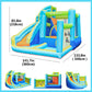 Doctor Dolphin Inflatable Water Slide, Water Bounce House for Kids, Waterslide Bounce House for Backyard, Blow Up Bouncy House for Outdoor Wet and Dry