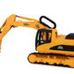 Toy To Enjoy Construction Toys - Excavator & Dump Truck Toy for Kids (Set of 2) - Moveable Claw & Lifting Back - Garbage Truck & Bulldozer Digger