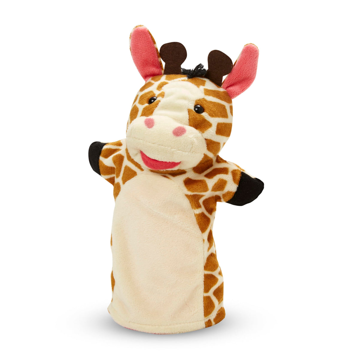 Melissa & Doug Zoo Friends Soft Plush Hand Puppets 4-Piece Glove Set