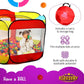 Kids Ball Pit Pop Up Large Tent for Toddlers - Indoor & Outdoor Gift Toys for Infants Girls & Boys, Baby Playpen with Zippered Storage Bag, 100