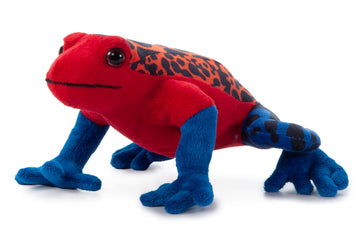 The Petting Zoo Red Dart Frog Stuffed Animal Plushie, Gifts for Kids, Wild Onez Rainforest Animals, Dart Frog Plush Toy 9 inches
