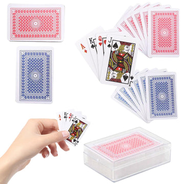 36 Count Mini Playing Cards Deck, Small Casino Card Games for Kids, Magic Party Favor, 2.5" Inches (Pack of 36)