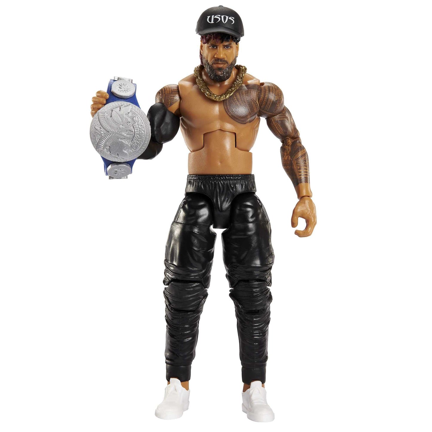 Mattel WWE Jimmy USO Elite Collection 6 Action Figure, 6-inch Posable Collectible Gift for WWE Fans Ages 8 Years Old & Up