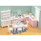 SAMCAMI Miniature Dollhouse Furniture 1 12 Scale - Doll House Furniture Toys for Dollhouse Kitchen - Wooden Dollhouse Furniture Set Incl Dining Table