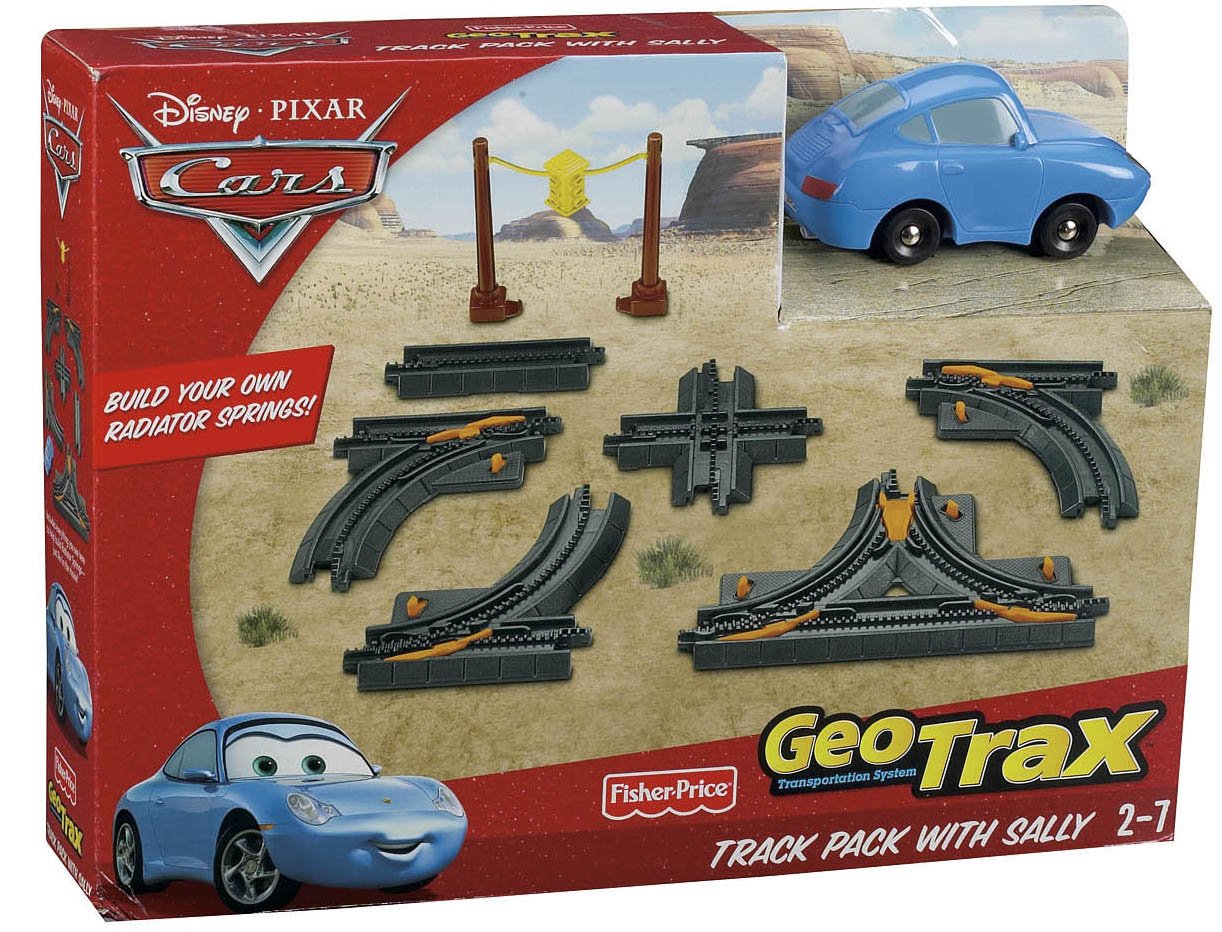 Fisher-Price Geotrax Cars Elevation Track Pack with Sally