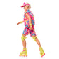 Barbie Ken® Doll from the Barbie Movie Collectible Doll wearing a retro skating outfit and roller skates, JBJ51