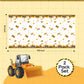 Zharkoo 2 Pack Construction Party Tablecloth, Digger and Excavator Theme Table Cover, 108x54 Inch Truck Birthday Party Decors, Rectangle Waterproof