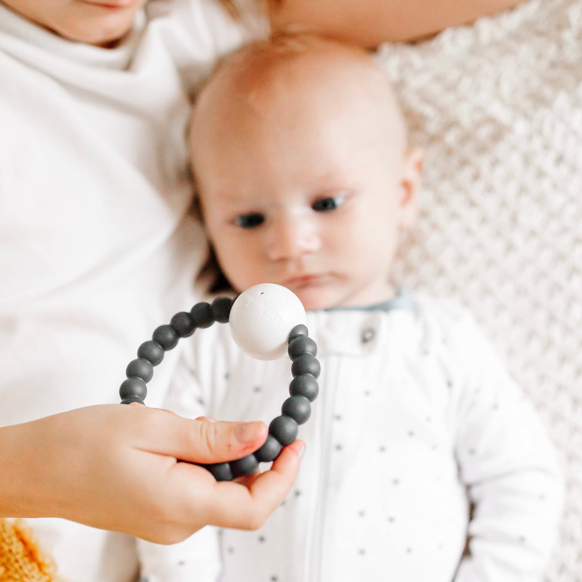 Ryan & Rose Cutie Teether Rattle (Blue)
