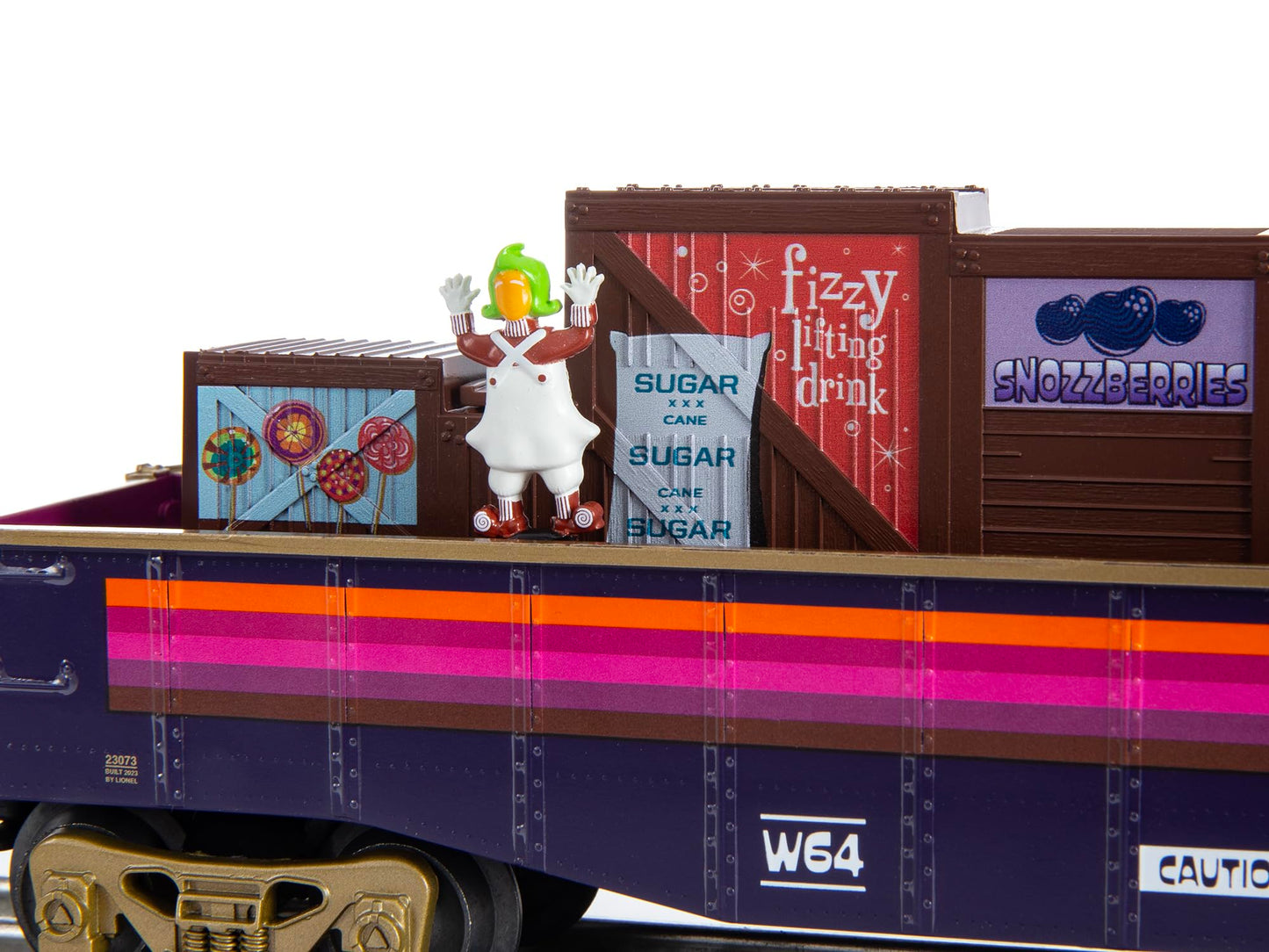 Lionel Willy Wonka & The Chocolate Factory LionChief 5.0 Electric O Gauge Train Set with Bluetooth & Remote