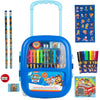 Innovative Designs Nickelodeon Paw Patrol Color and Roll Activity Set with Carrying Case, Stickers, & Art Supplies